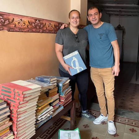 La Casita de los Libros recibió una donación de libros 